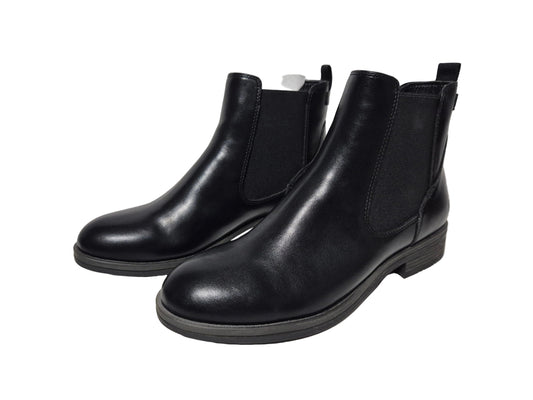 Tamaris Chelseaboots Blockabsatz, schwarz, Gr. 40
