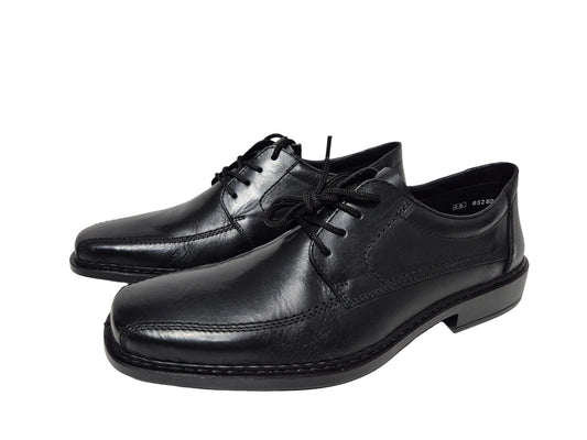 Rieker Schnürschuh mit klassischer Ziernaht, schwarz, Gr. 46