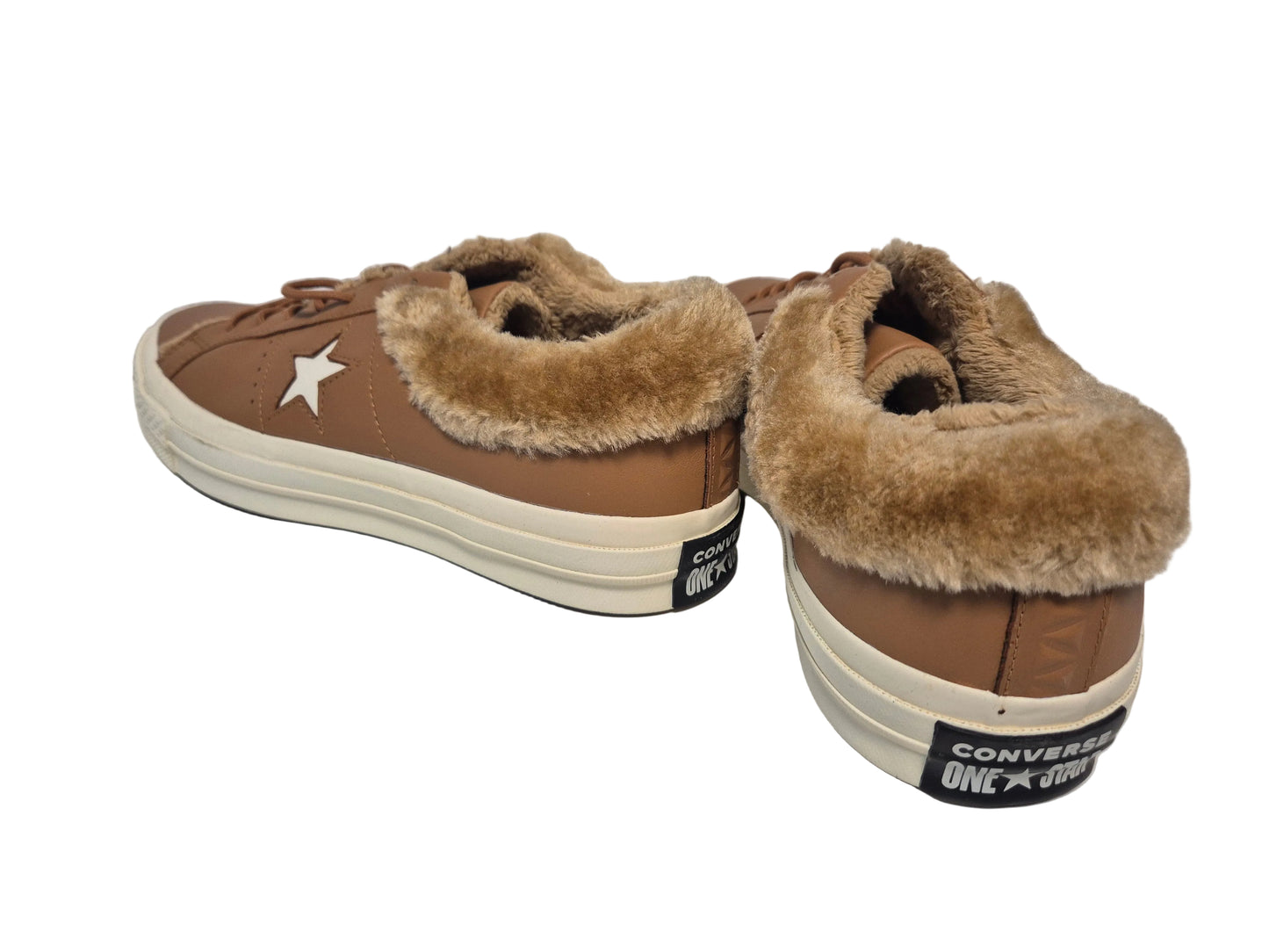 NEU! Converse One Star Low Street Warmer Sneaker, braun, Gr. 45