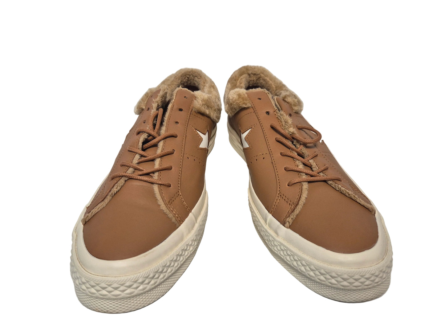 NEU! Converse One Star Low Street Warmer Sneaker, braun, Gr. 45