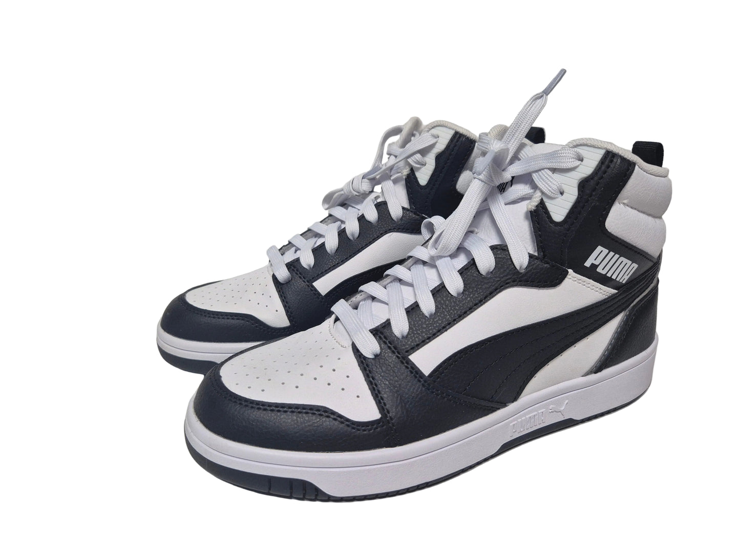 Puma Rebound V6 Sneaker, schwarz weiß, Gr. 39