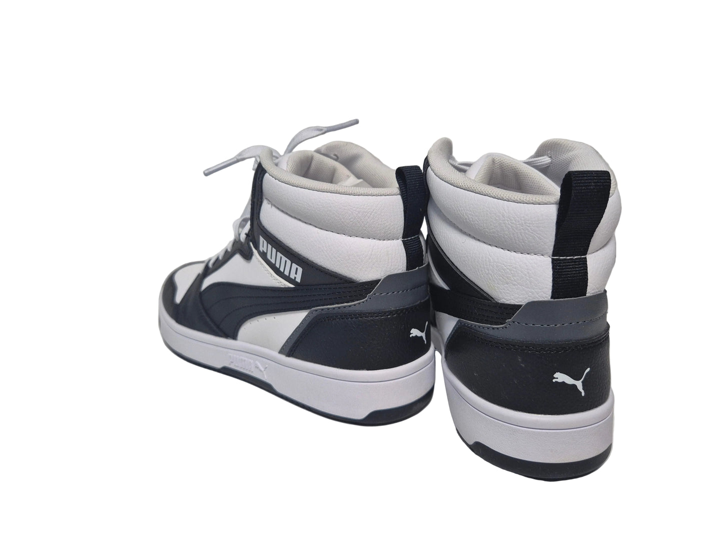Puma Rebound V6 Sneaker, schwarz weiß, Gr. 39