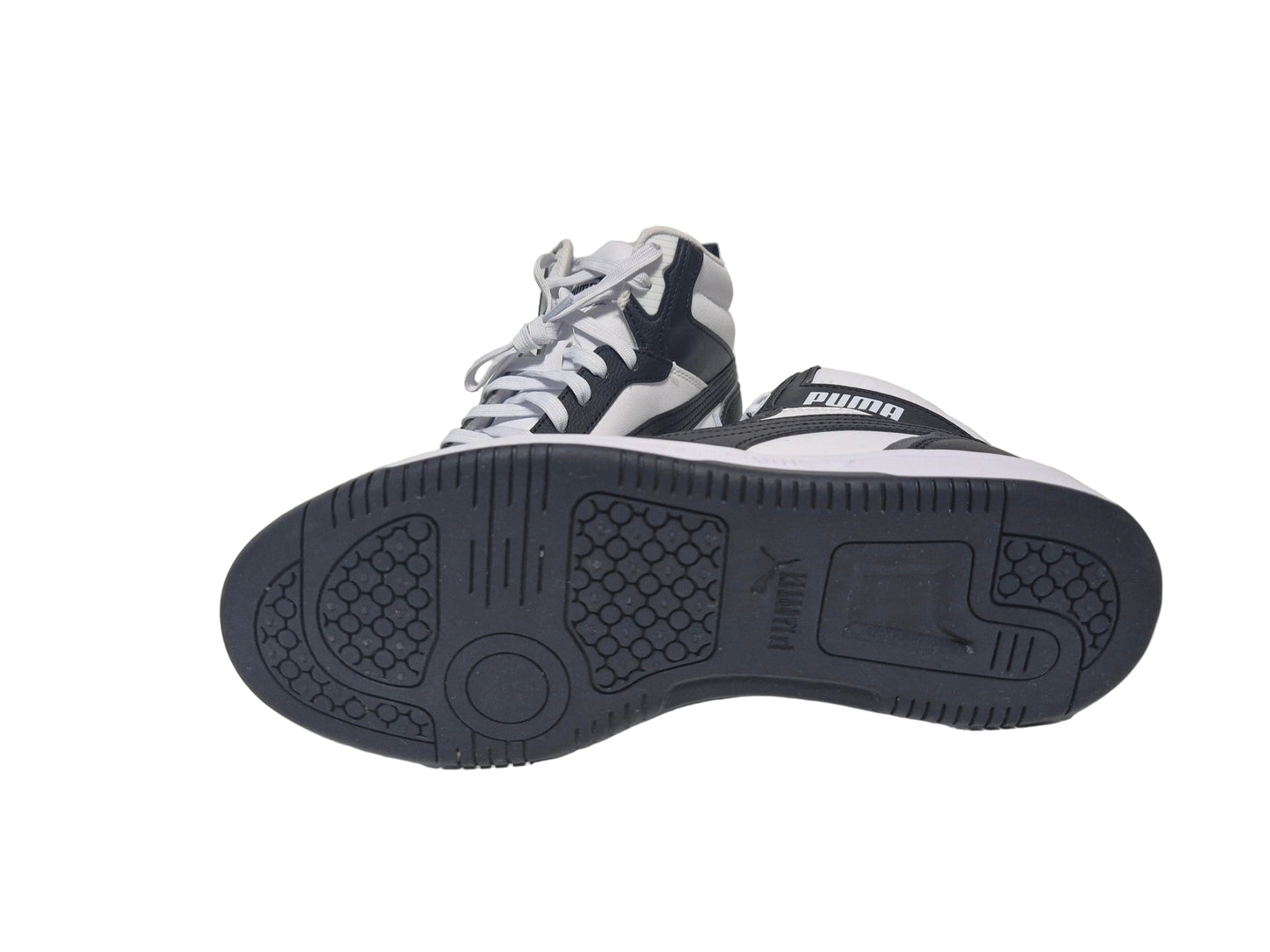Puma Rebound V6 Sneaker, schwarz weiß, Gr. 39