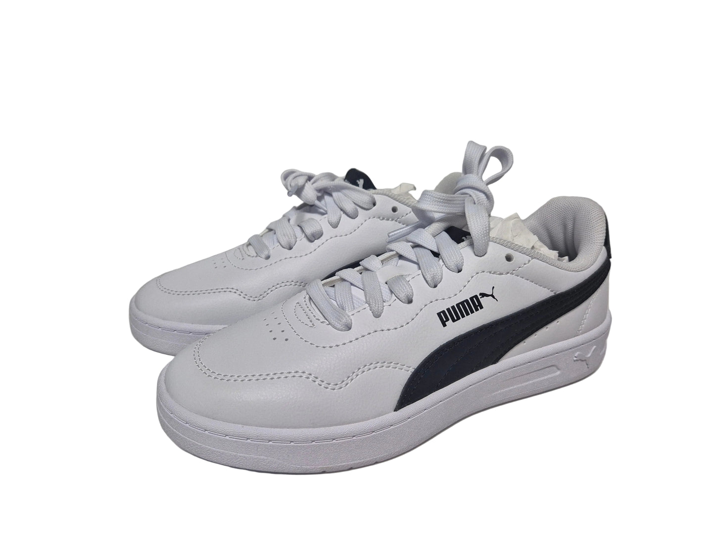 Puma Court Lally JR Sneaker, weiß schwarz, Gr. 36