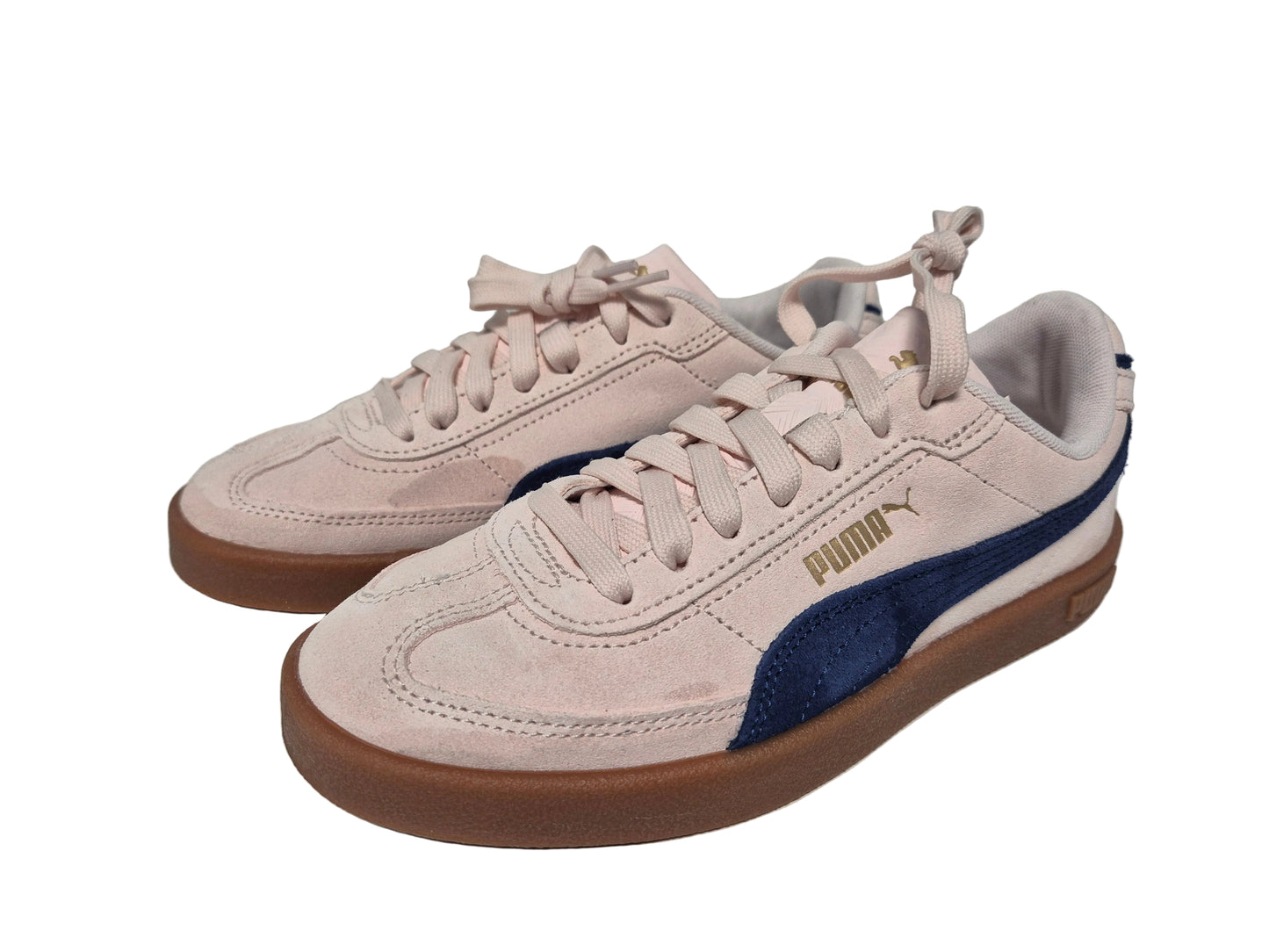 Puma Club II Era Suede Sneaker, rosa blau, Gr. 36