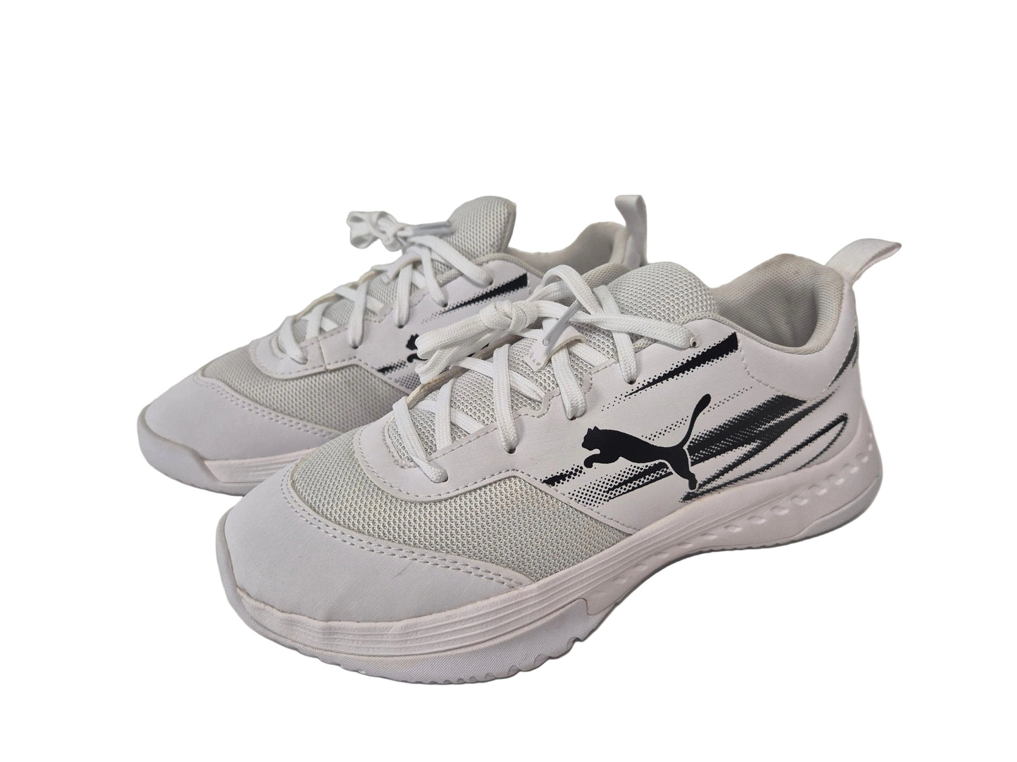 Puma Varion II V jr Hallenschuhe, weiß, Gr. 35.5