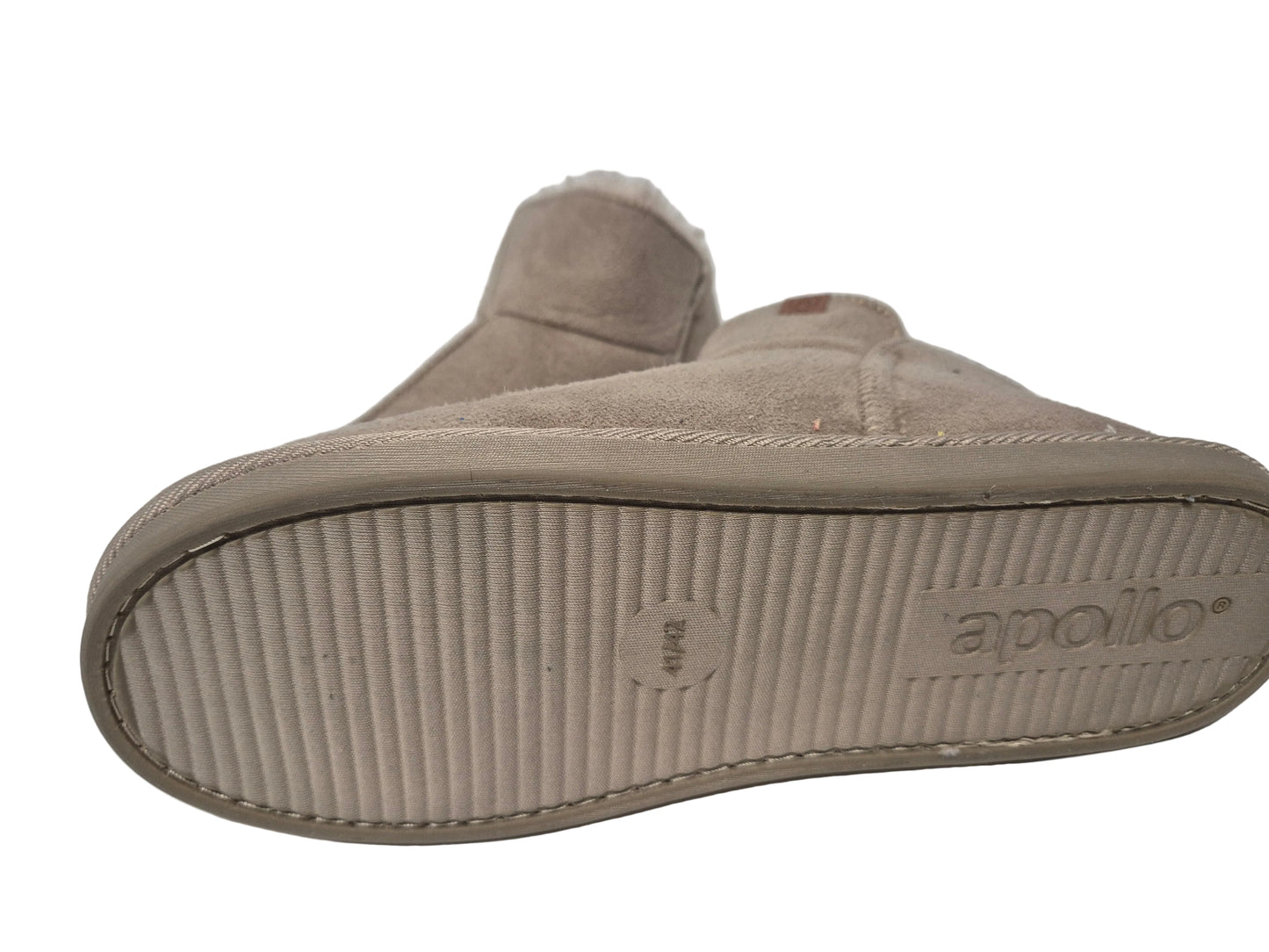 Apollo Ladies Home Hausschuhe, beige, Gr. 41-42