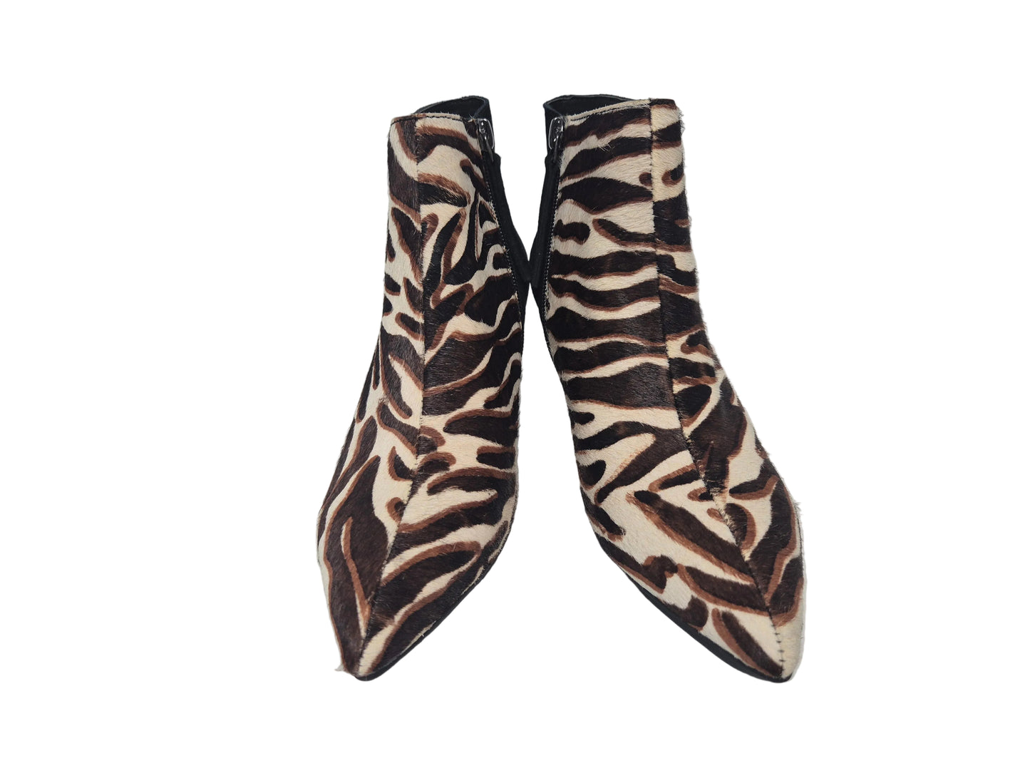 NEU! Colors of California Designer Stiefeletten, schwarz braun weiß, Gr. 36