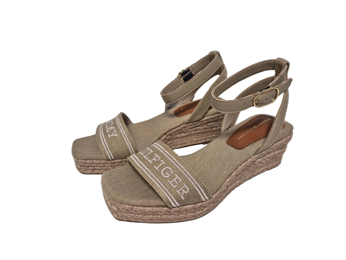 Tommy Hilfiger Espadrille Keilsandalette, beige, Gr. 36