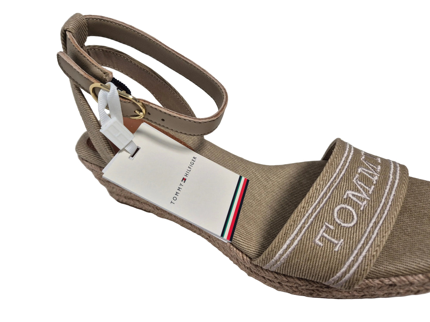 Tommy Hilfiger Espadrille Keilsandalette, beige, Gr. 36