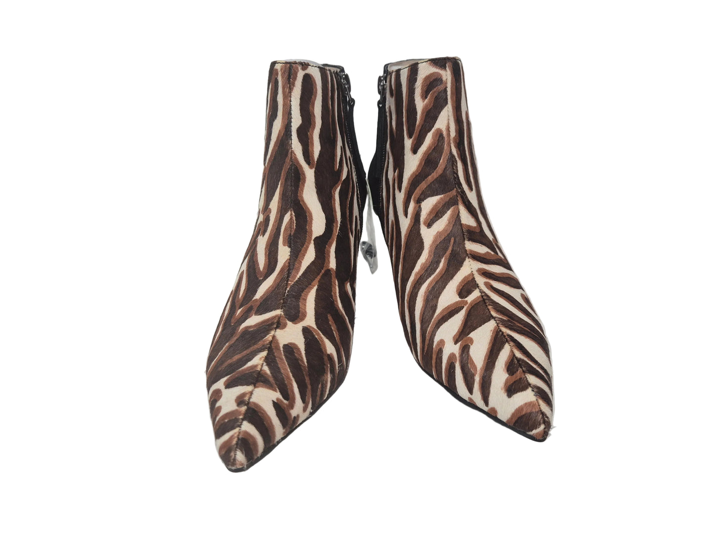 Colors of California Designer Stiefeletten, schwarz braun weiß, Gr. 38