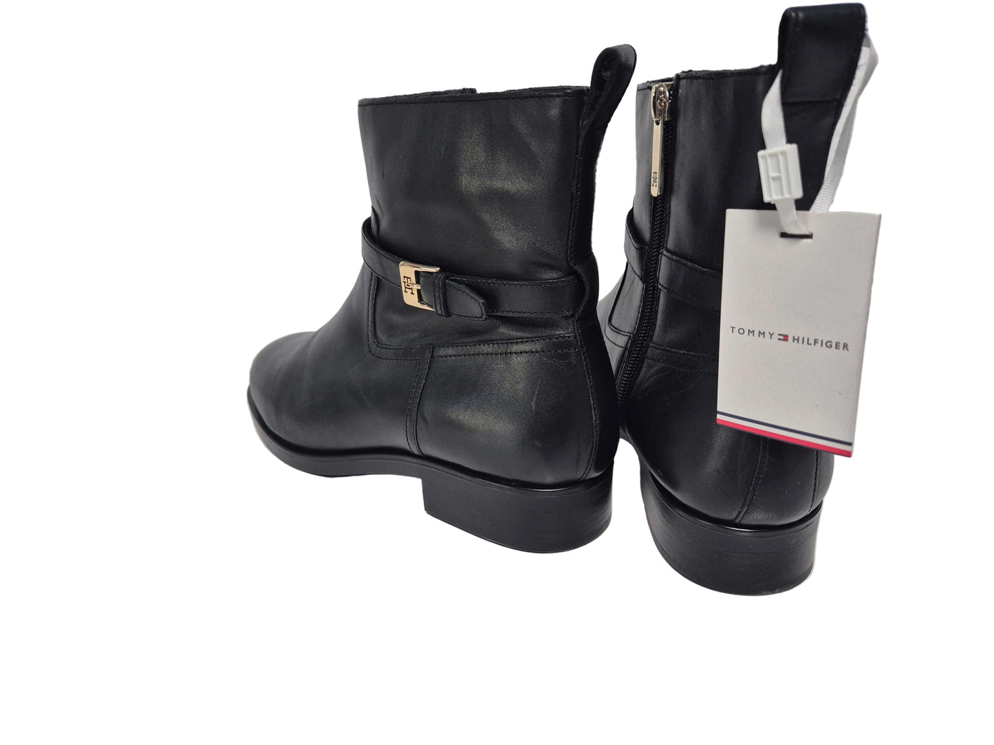 Tommy Hilfiger TH Buckle Riding Stiefelette, schwarz, Gr. 42