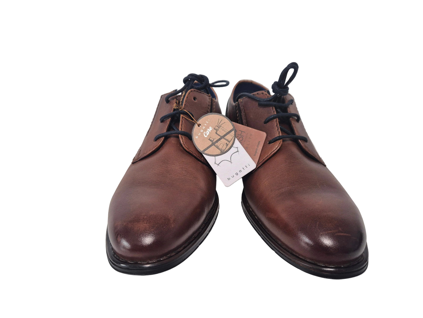 Bugatti Schnürschuhe, cognac braun, Gr. 40