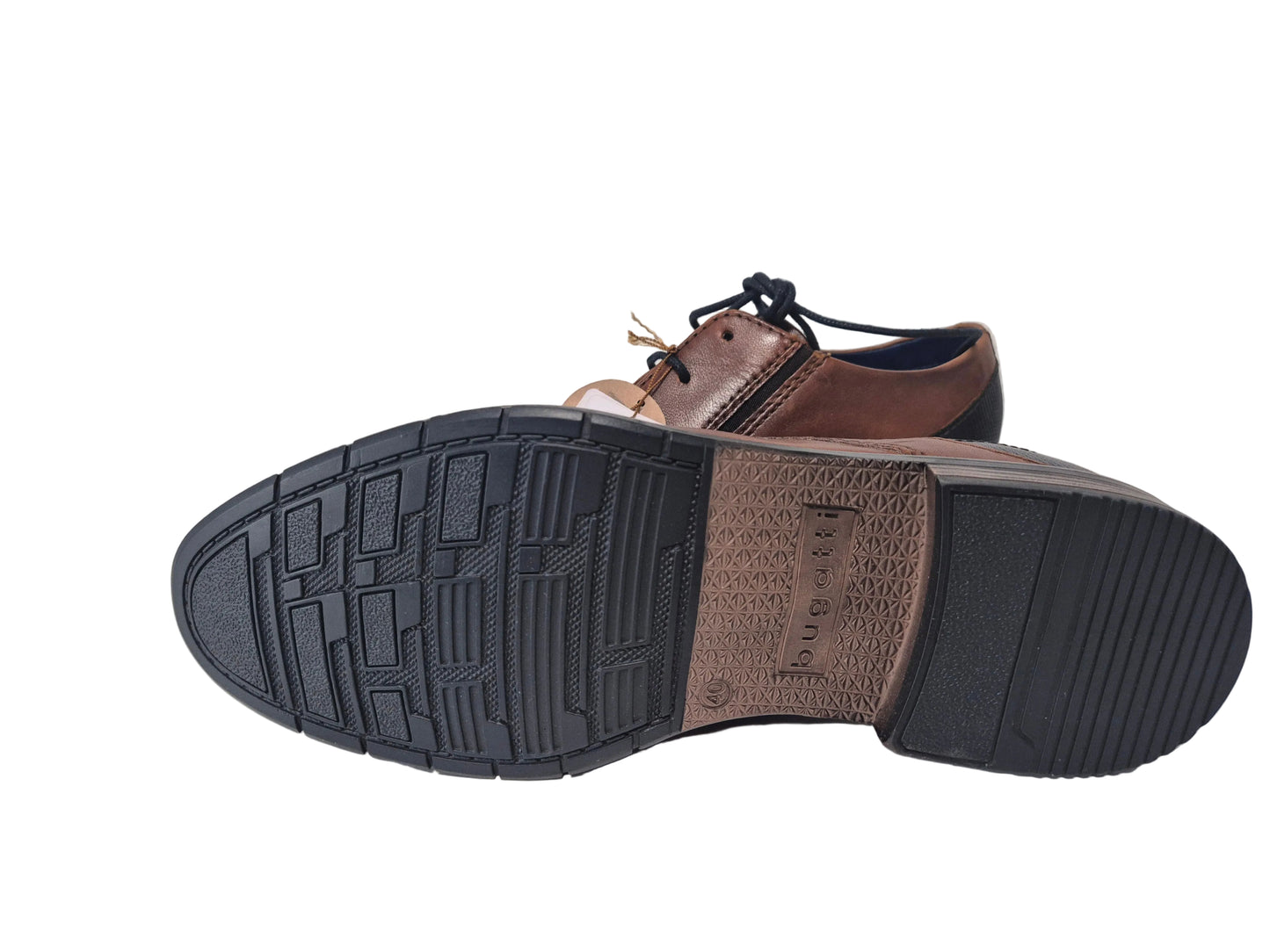 Bugatti Schnürschuhe, cognac braun, Gr. 40