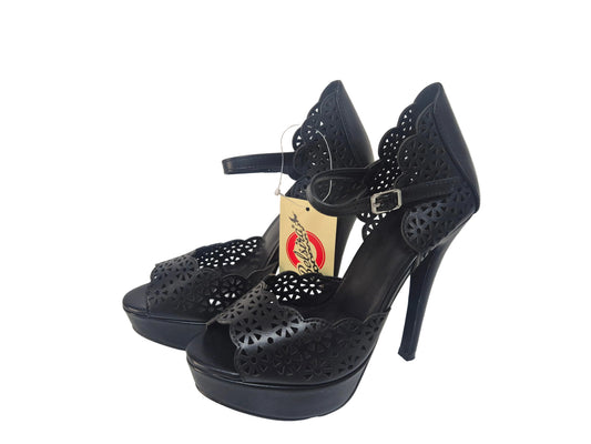 NEU! Belsira High-Heel Pumps mit Riemchen, schwarz, Gr. 37