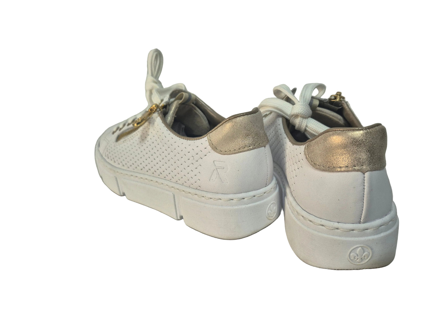 Rieker Plateausneaker, weiß, Gr. 37