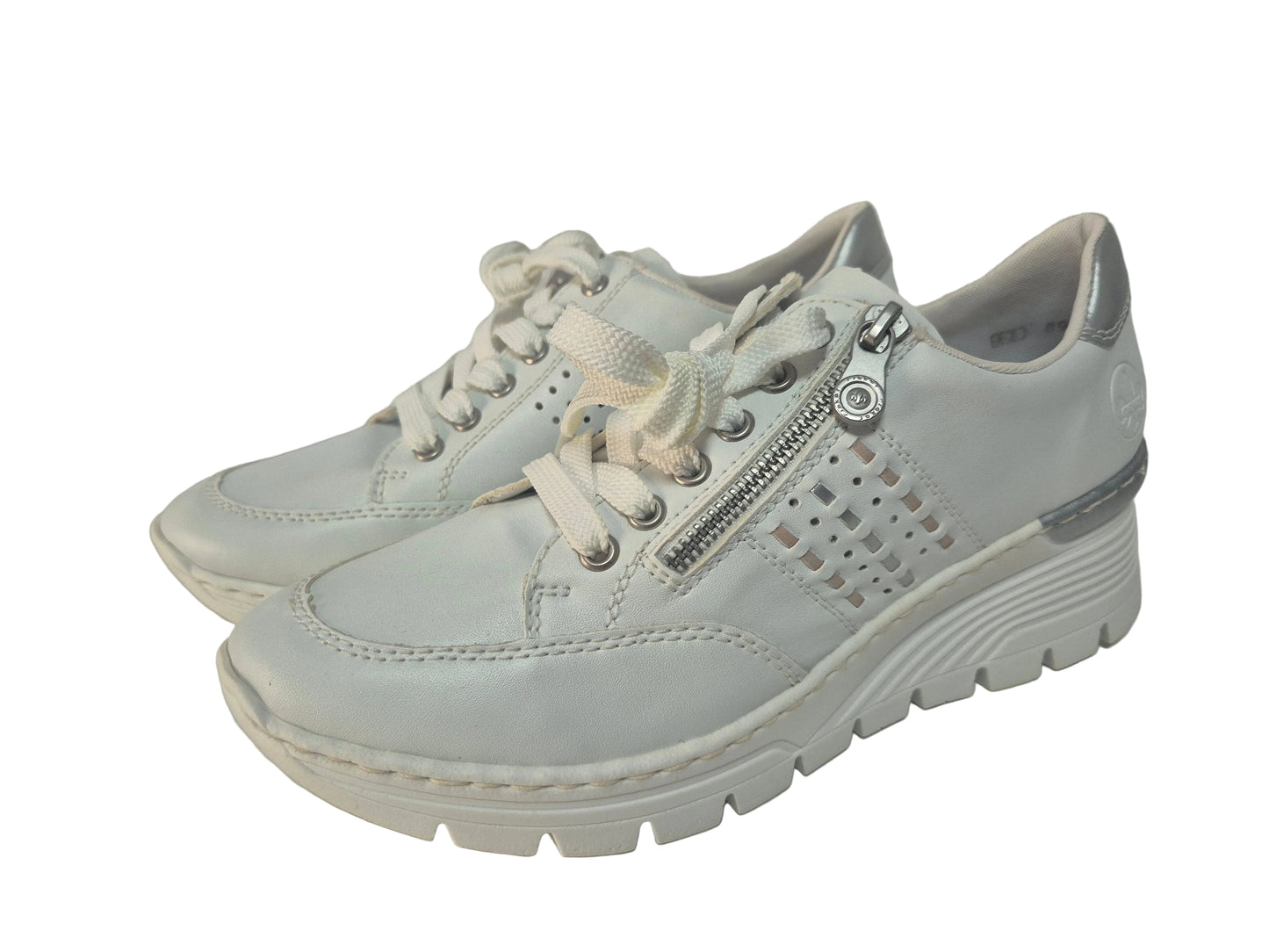 Rieker Wedgesneaker, weiß, Gr. 41