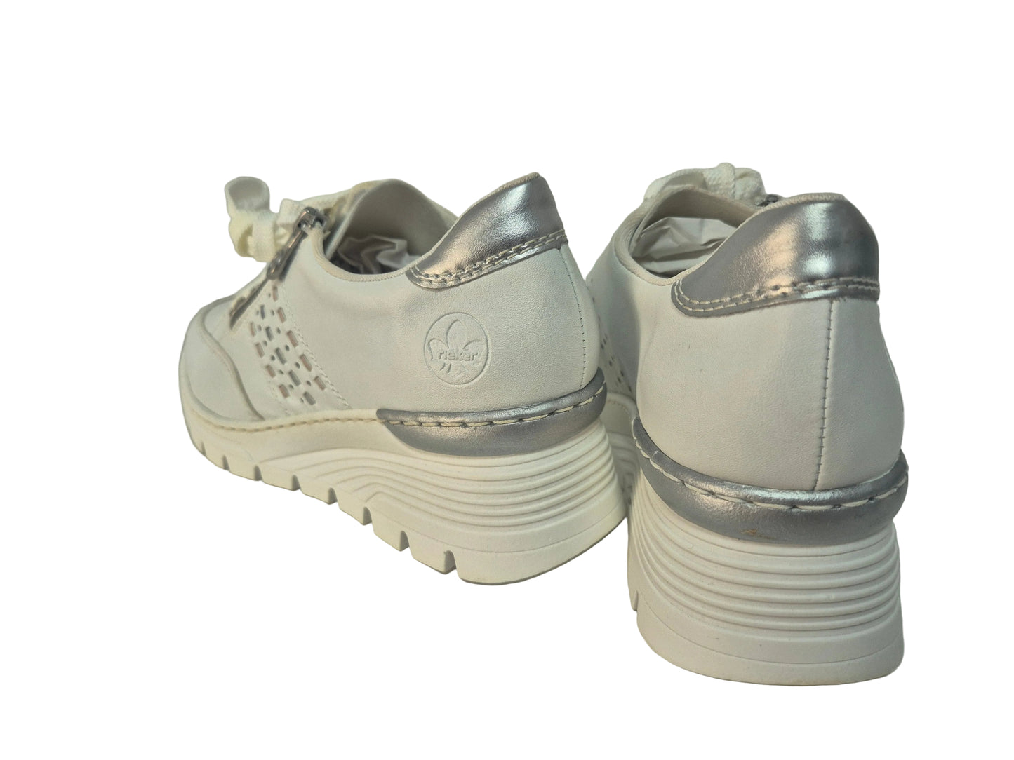 Rieker Wedgesneaker, weiß, Gr. 41