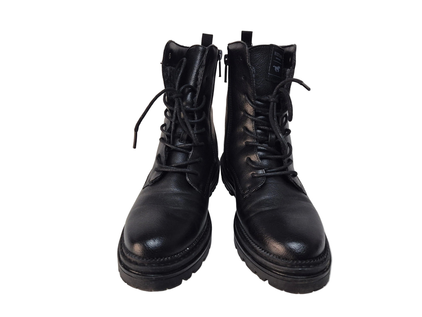 Mustang Winterboots Schnürboots, schwarz, Gr. 38