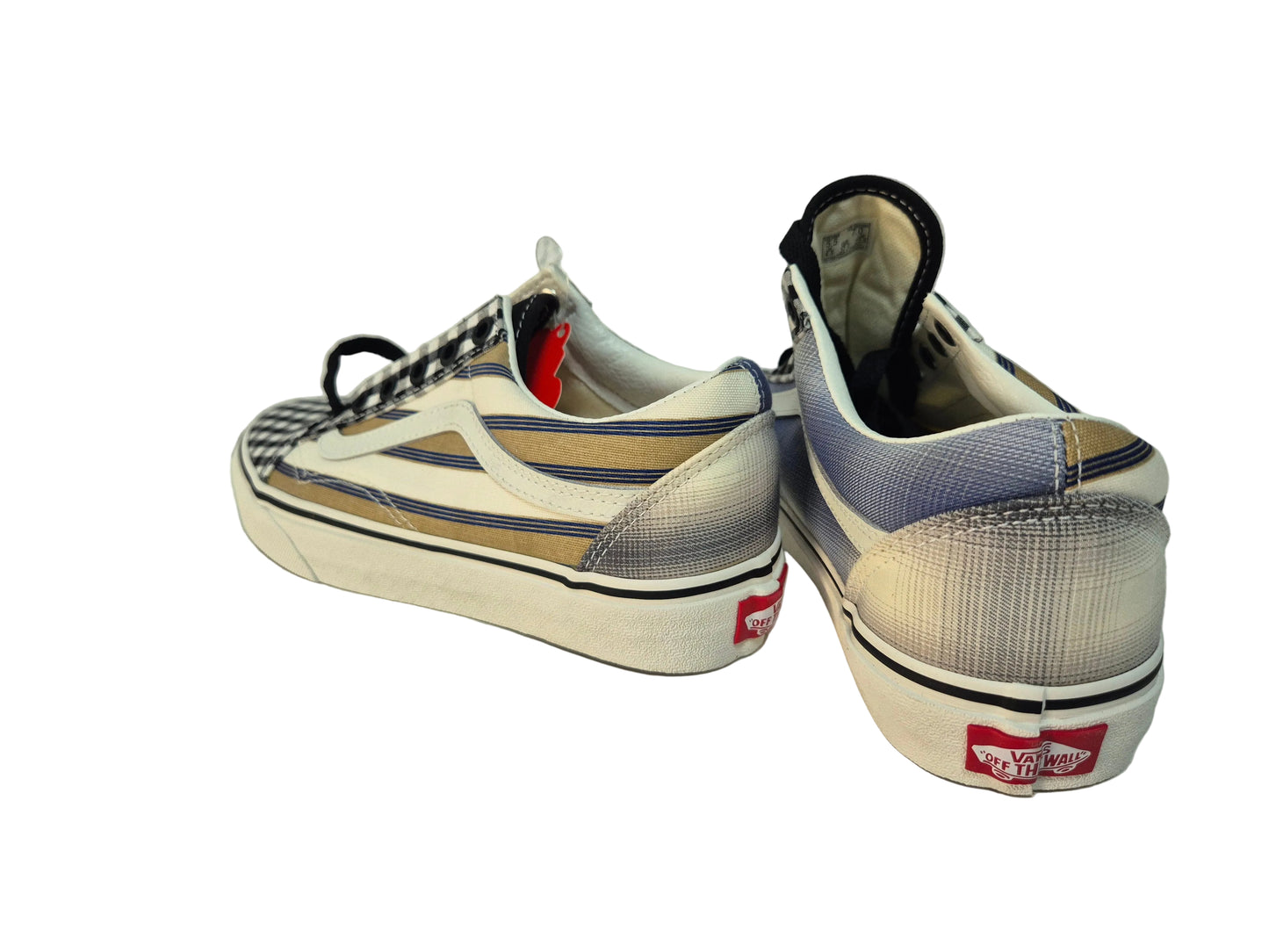 Vans UA Old Skool, weiß beige blau, Gr. 37