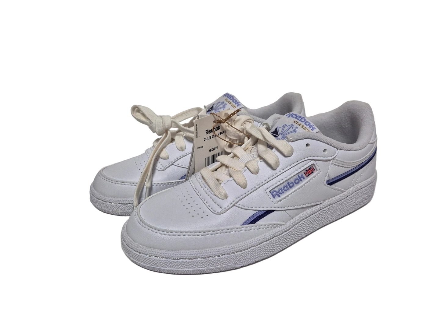 Reebok Club C85 Sneaker, weiß-blau, Gr. 37