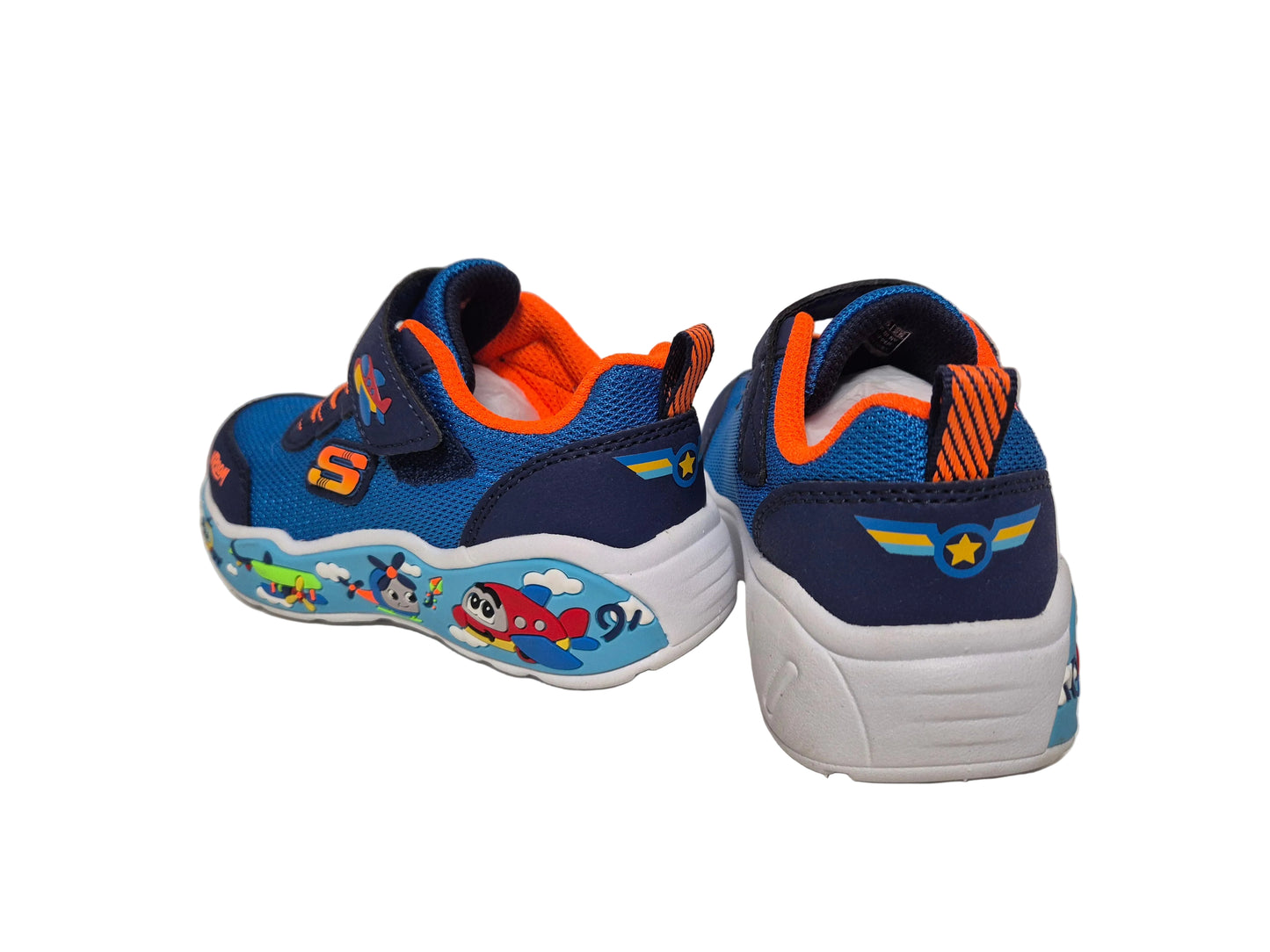 Skechers Play Scene Lauflernschuhe Snekaer, blau, Gr. 25