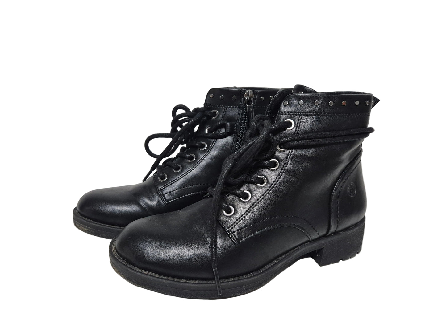 Tamaris Schnürstiefelette, schwarz, Gr. 36