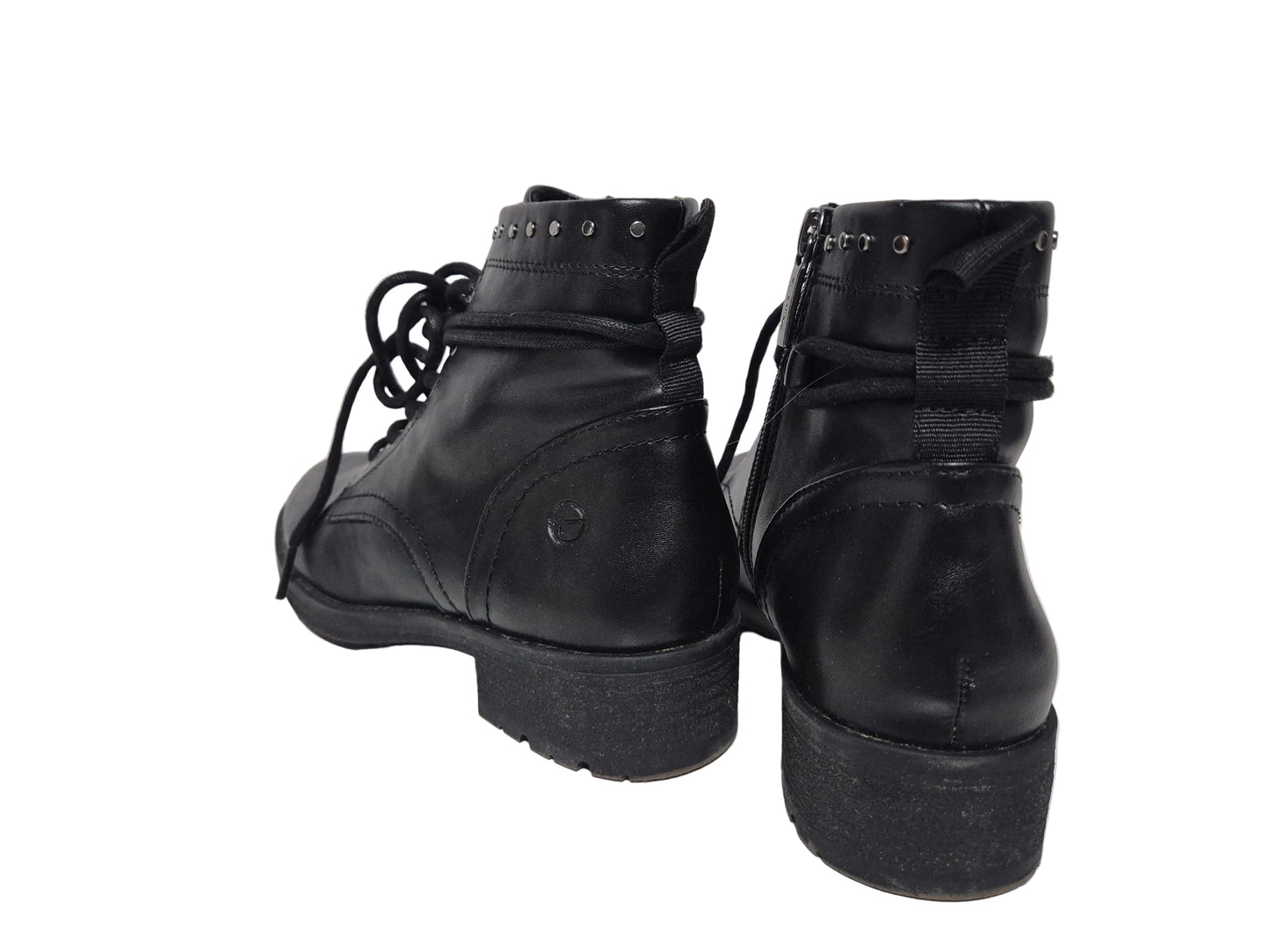 Tamaris Schnürstiefelette, schwarz, Gr. 36
