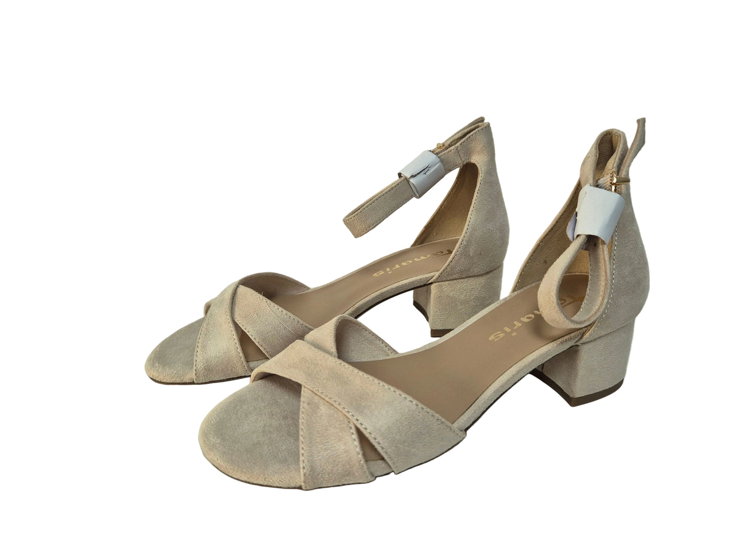 Tamaris Riemensandalen, beige, Gr. 36