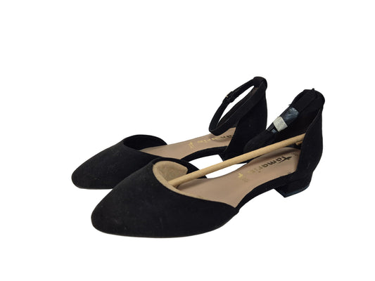 Tamaris Riemchenballerina, schwarz, Gr. 36
