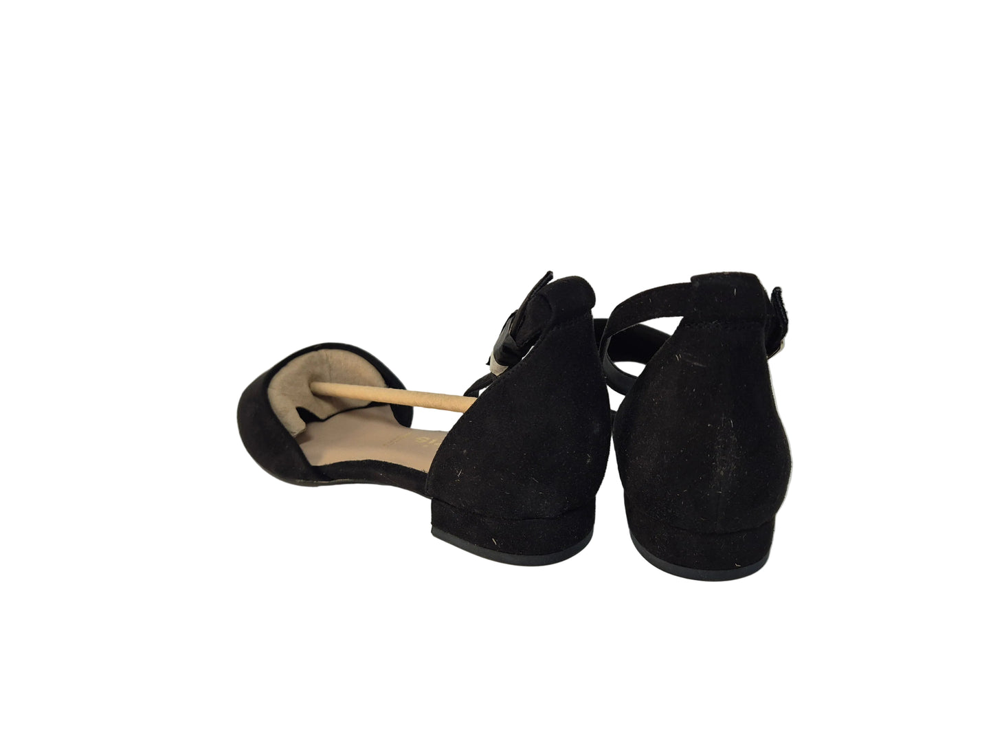 Tamaris Riemchenballerina, schwarz, Gr. 36