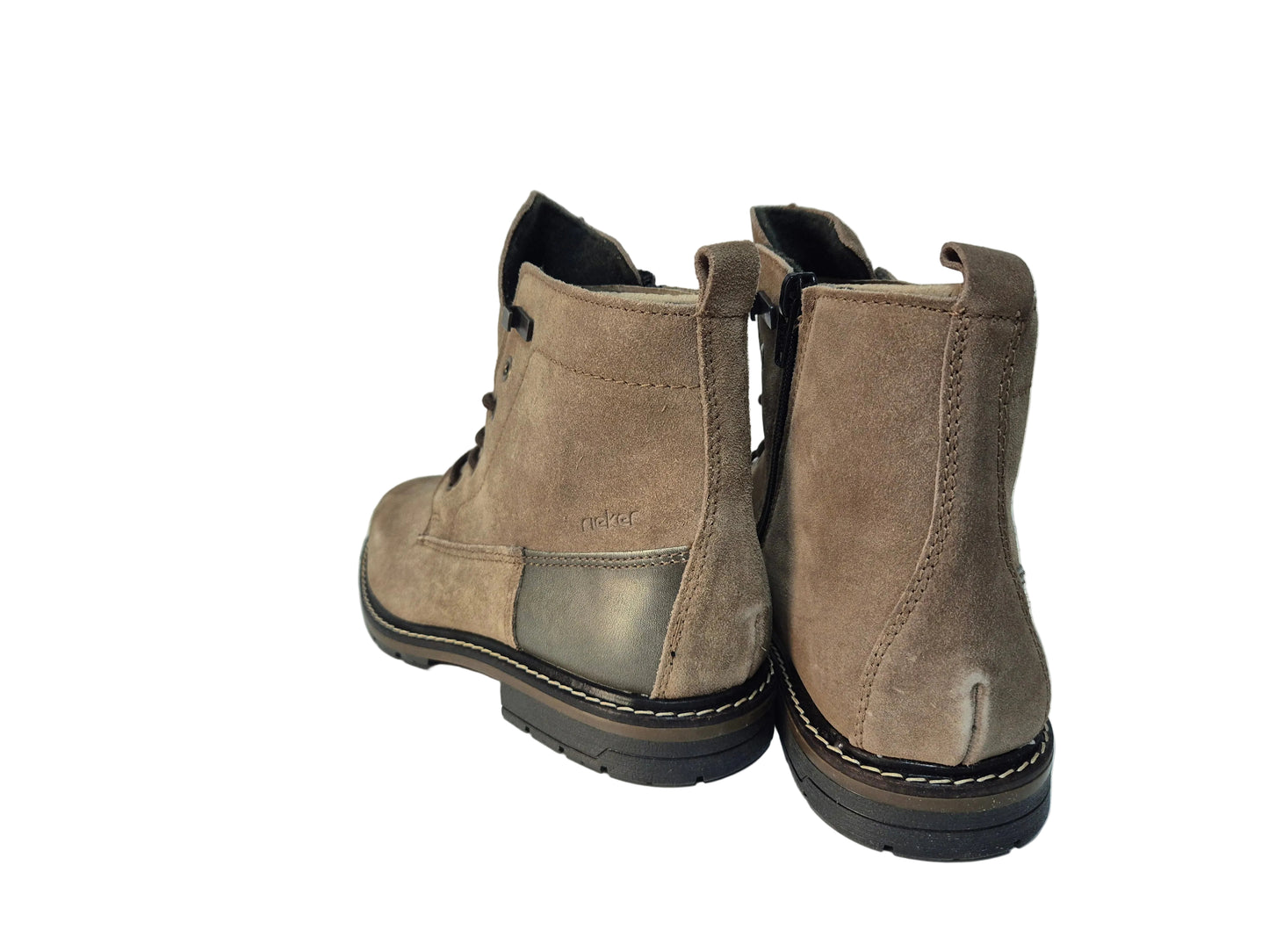 Rieker Schnürstiefelette, braun, Gr. 40