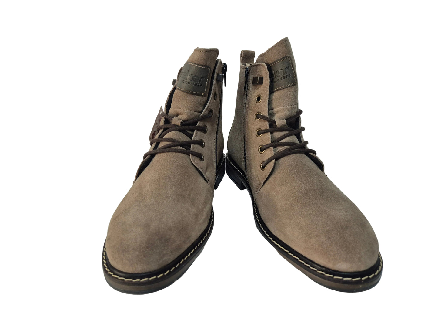 Rieker Schnürstiefelette, braun, Gr. 40
