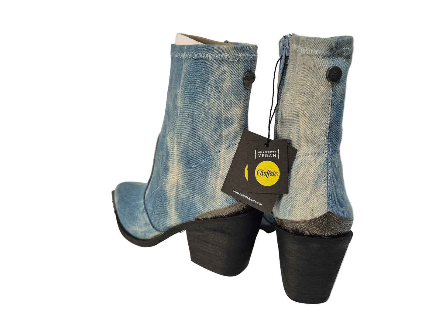 Buffalo Stiefelette, blau, Gr. 38
