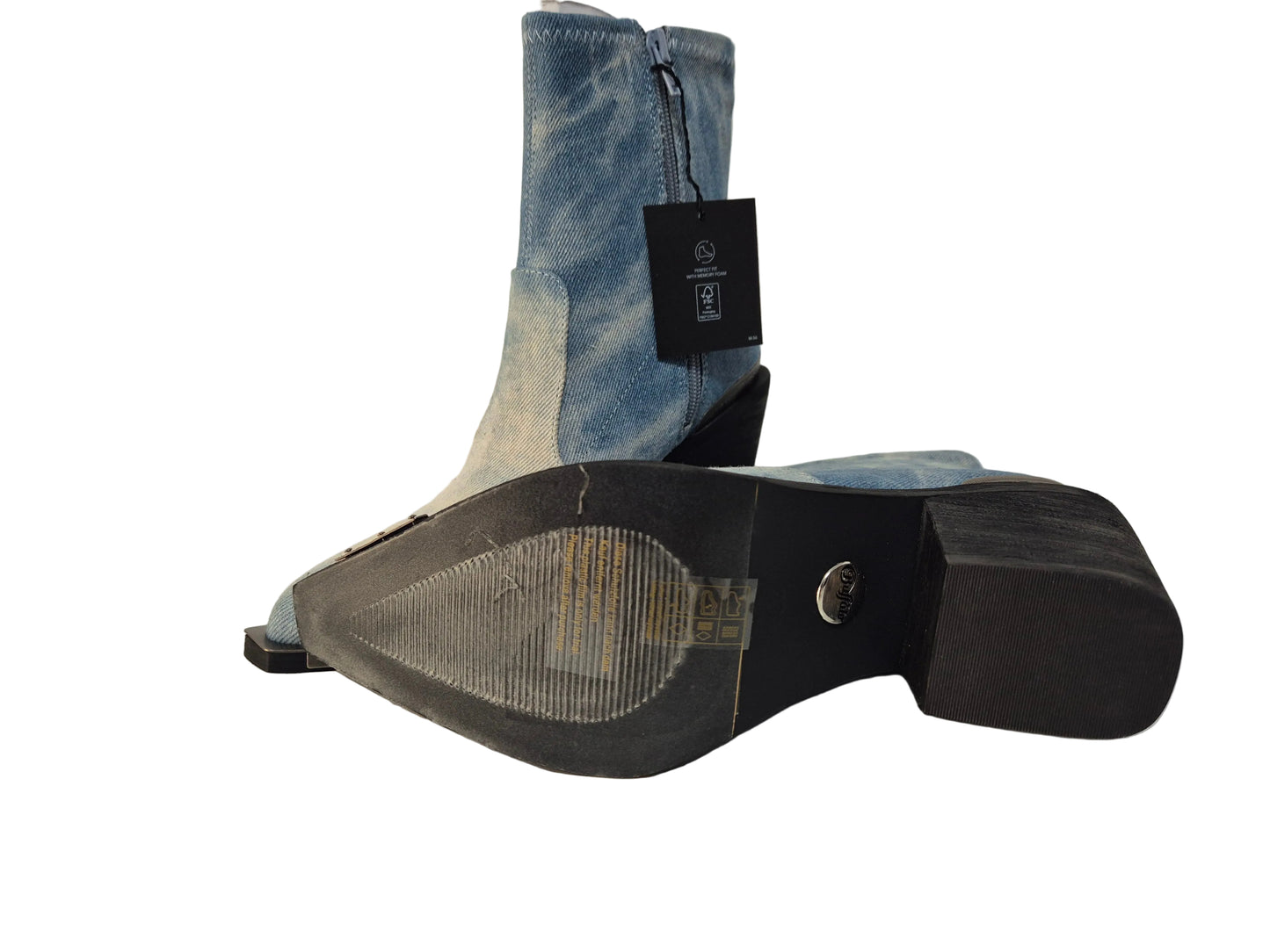 Buffalo Stiefelette, blau, Gr. 40