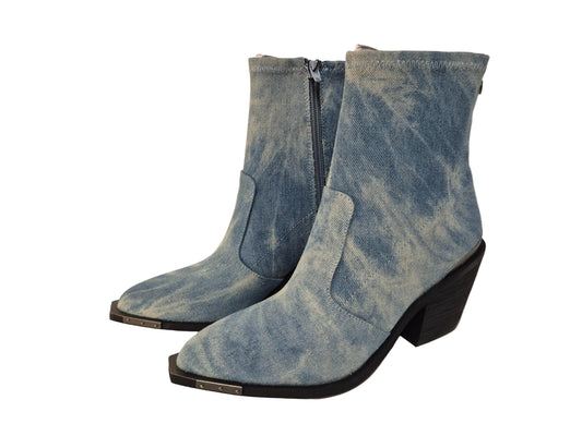 Buffalo Stiefelette, blau, Gr. 39