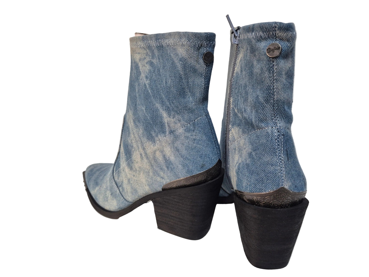 Buffalo Stiefelette, blau, Gr. 39
