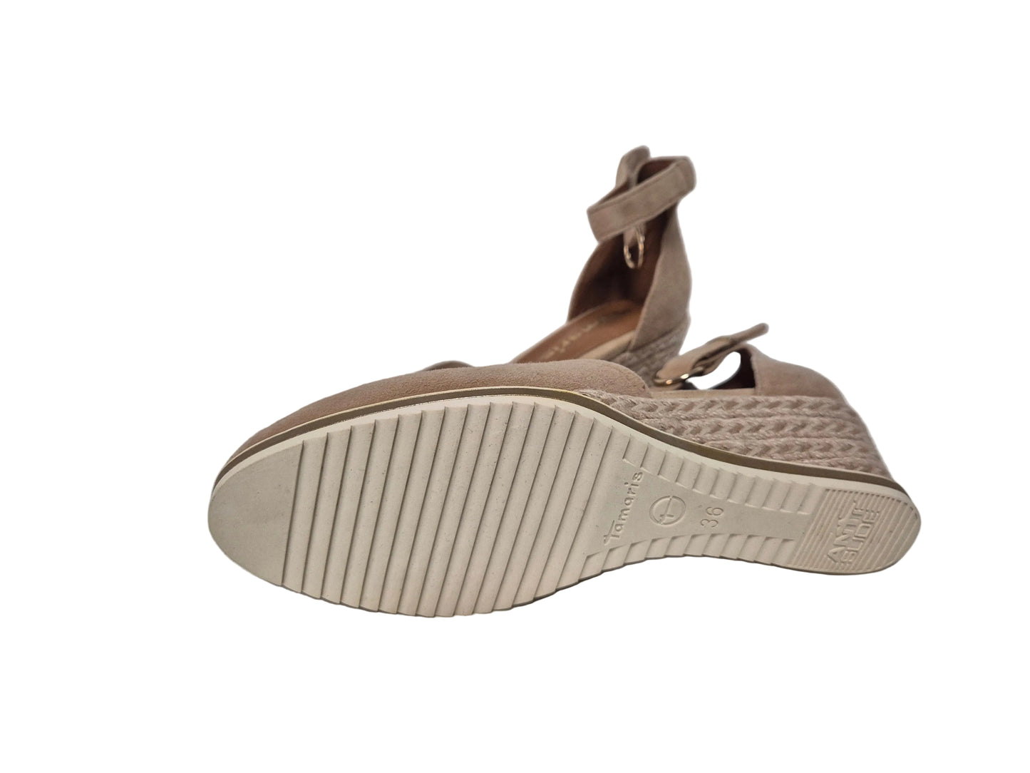 Tamaris Keilsandalette Pumps, beige, Gr. 36