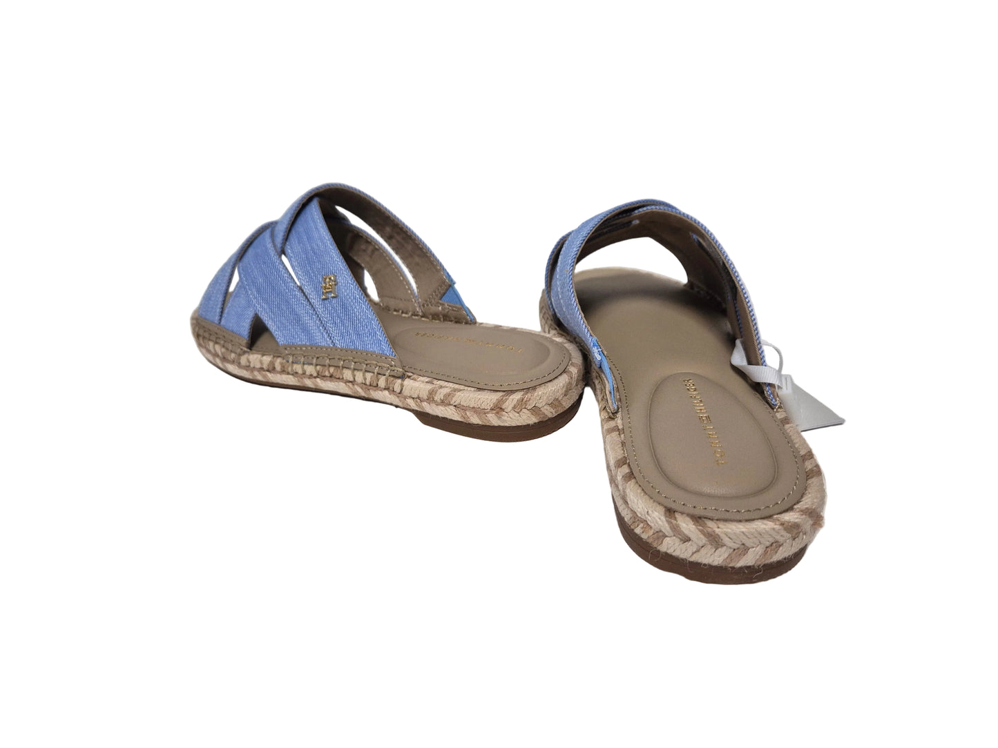 Tommy Hilfiger Chambray Espadrille Sandale, hellblau, Gr. 36