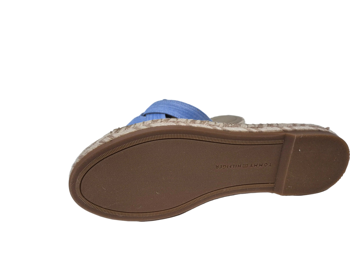 Tommy Hilfiger Chambray Espadrille Sandale, hellblau, Gr. 36