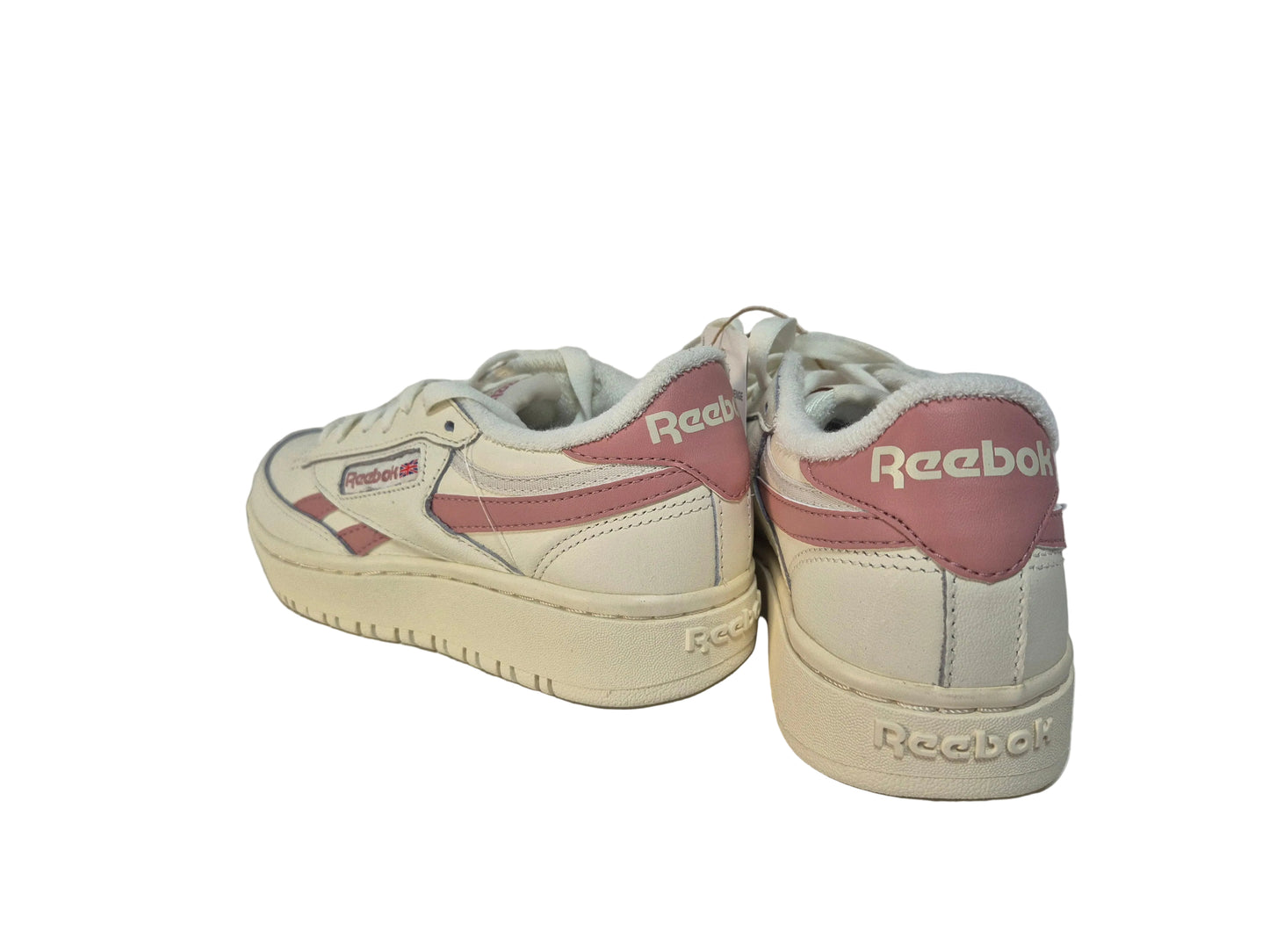 Reebok Club C Double Sneaker, weiß rosa, Gr. 36