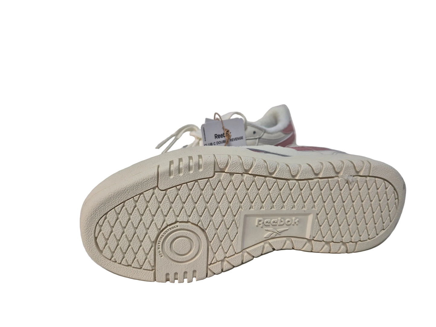 Reebok Club C Double Sneaker, weiß rosa, Gr. 36