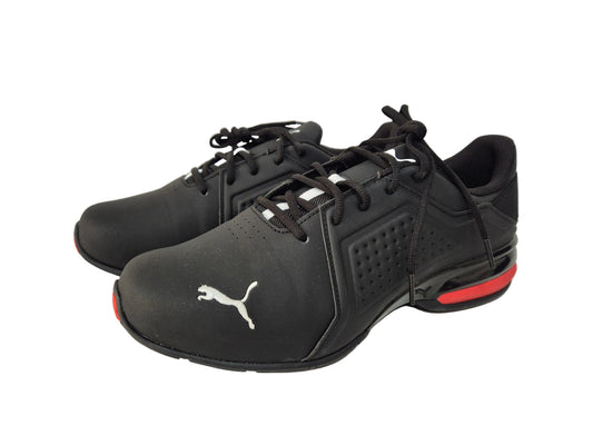 Puma Viz Runner Sneaker, schwarz rot, Gr. 44