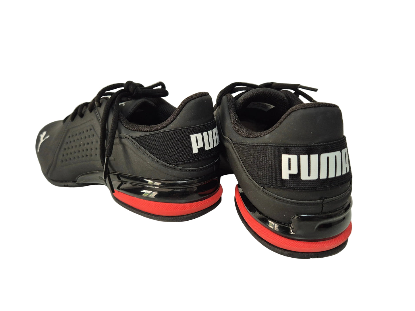 Puma Viz Runner Sneaker, schwarz rot, Gr. 44