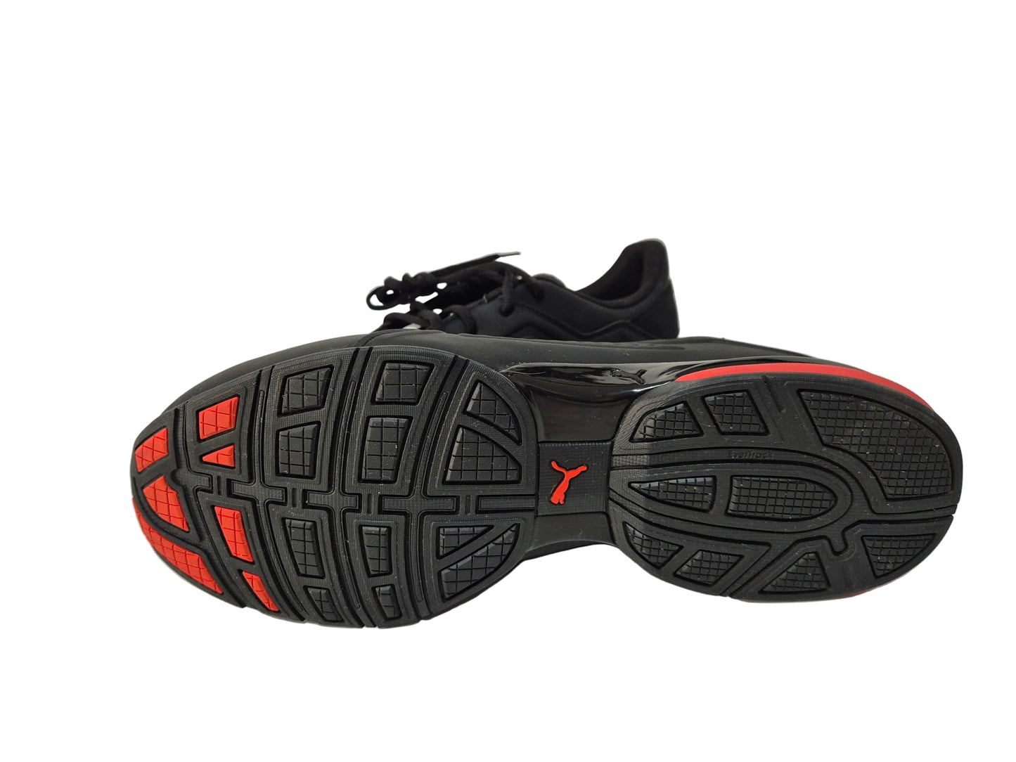 Puma Viz Runner Sneaker, schwarz rot, Gr. 44
