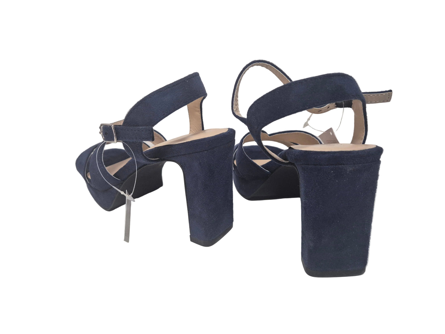 NEU! Aniston Shoes High-Heel-Sandalette, dunkelblau, Gr. 40