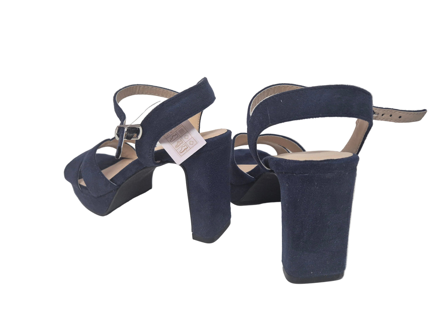NEU! Aniston Shoes High-Heel-Sandalette, dunkelblau, Gr. 39