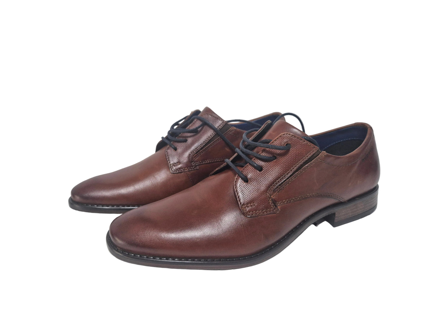 RETOURE! Bugatti Schnürschuhe Halbschuhe, cognac braun, Gr. 40