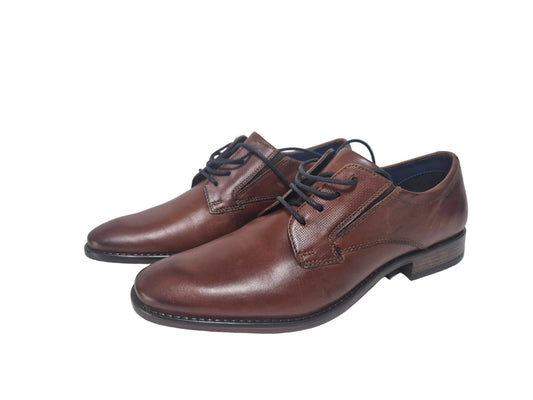 RETOURE! Bugatti Schnürschuhe Halbschuhe, cognac braun, Gr. 40