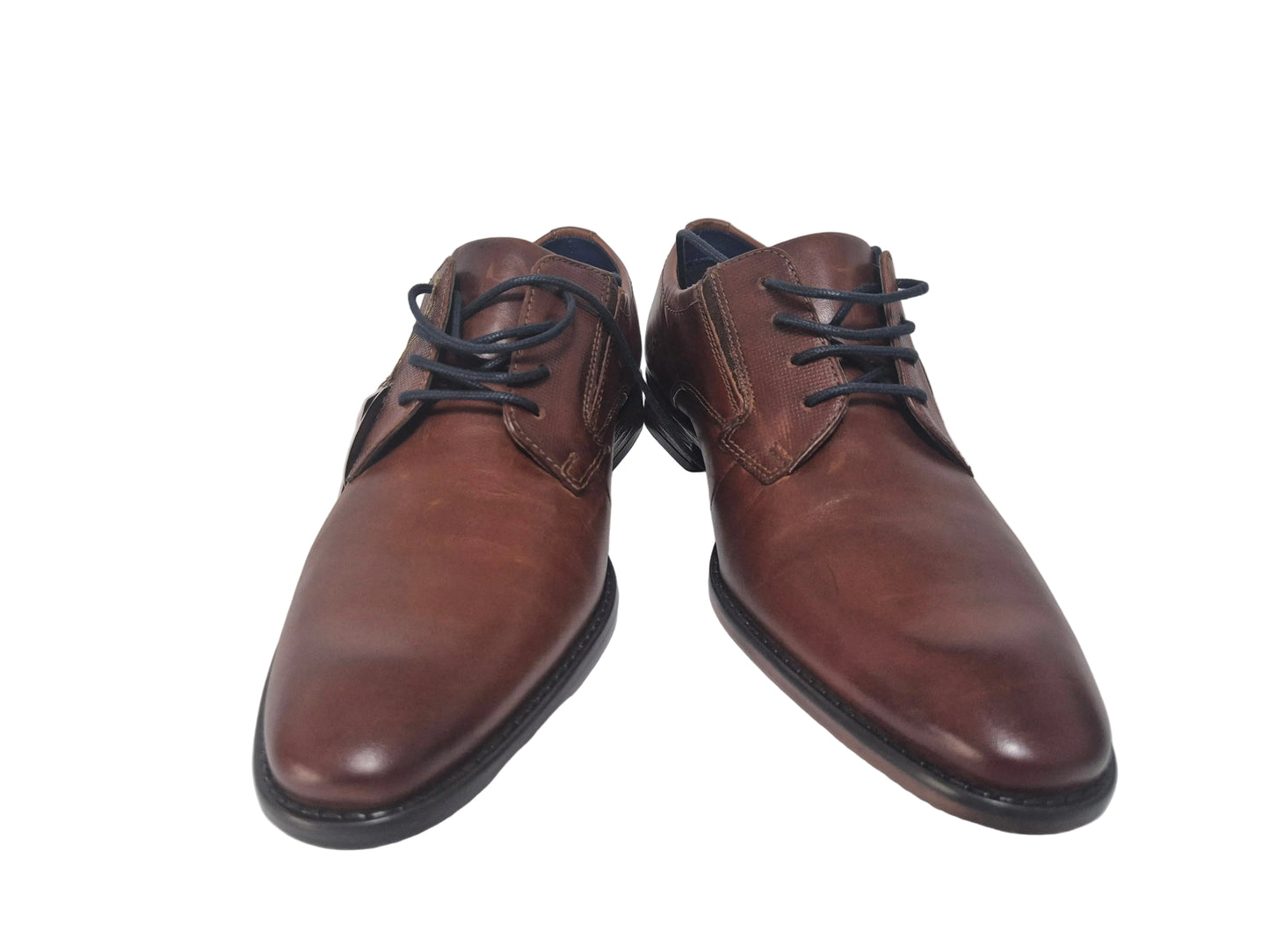 RETOURE! Bugatti Schnürschuhe Halbschuhe, cognac braun, Gr. 40
